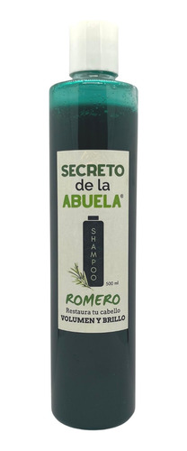 Shampoo De Romero Anticaída & Crecimiento 500 Ml Pack 3