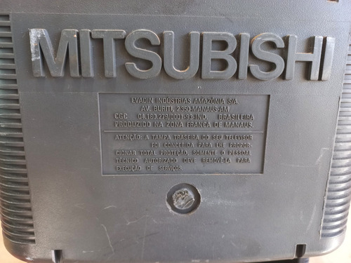 Tv Mitsubishi Diamond 20pol Audio Video Funciona 110/220v (Usado)
