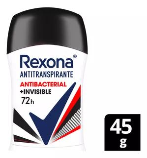 Rexona Desodorante En Barra Antibacterial + Invisible