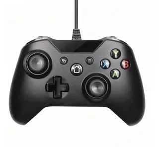 Controle Compatível P/ Xbox One X S Fat Slim Com Fio Usb Pc