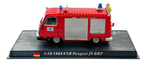 Miniatura Caminhão Bombeiro Vsr Peugeot J9 Bbp 1984 - Ed. 13