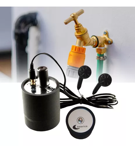 Micrófono espía de pared de alta sensibilidad con sonda y auriculares