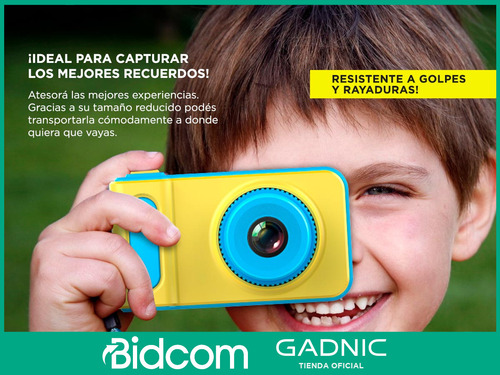 Imagen 5 de 10 de Camara Digital Para Niños Foto Video Portatil Recargable