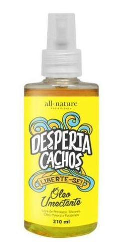 Óleo Umectante Desperta Cachos 210ml All Nature