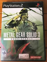 Comprar Jogo Ps2 Metal Gear Solid 3 Subsistence Caixa E Manual
