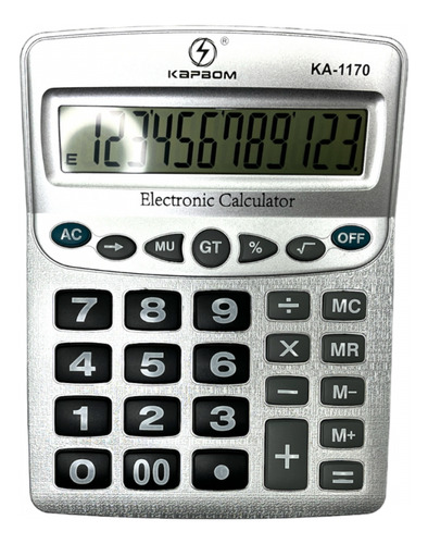 Calculadora Digital Mesa Com Tela Lcd Brilhante