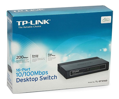 Conmutador TP-Link TL-SF1016d