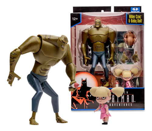 Mcfarlane Figura 6 Killer Croc Con Baby Doll