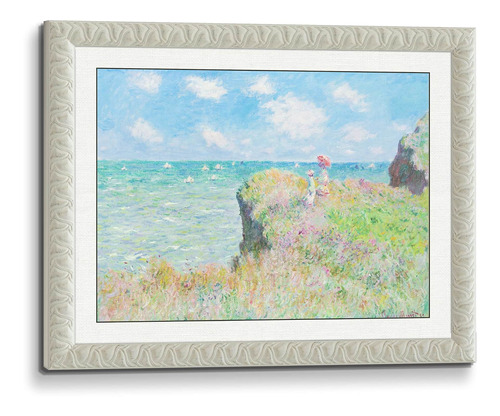 Cliff Walk At Pourille 1882 Claude Monet Lienzo Pared 3d