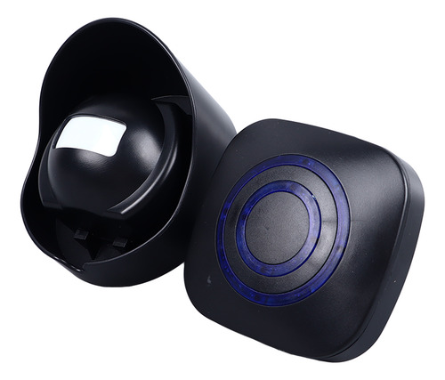 Timbre Con Sensor De Movimiento, Color Negro, 38 Tonos De Ll