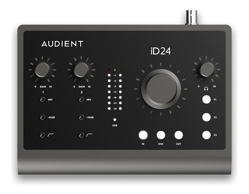 Audient Id24 Mk2 Interface De Áudio Premium 10x14 Usb Type C