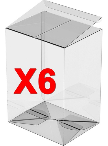 Imagen 1 de 1 de Pack 6 Uni. - Protectores Vinilo Transparente Funko Pop