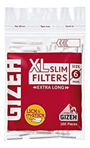 Filtro Gizeh Slim Xl (long) Para Armar Cigarr.