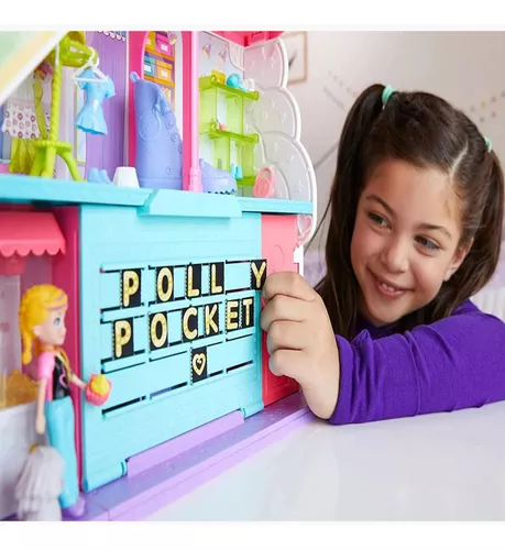 Playset - Polly Pocket - Polly - Shopping Center Doces Surpresas - Mattel -  PBKIDS Mobile