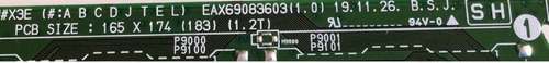 Main Lg Ebt66493104 / Eax69083603 / Modelo 65nano81ana (Usado)