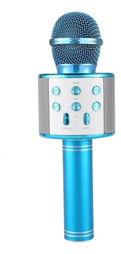 Micrófono Karaoke Con Cornetas Bluetooth Incorporadas Mp3