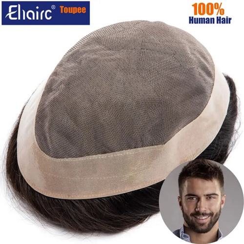 Prótesis Capilar Masculina Echo - Tupé Para Hombre En Mono Y