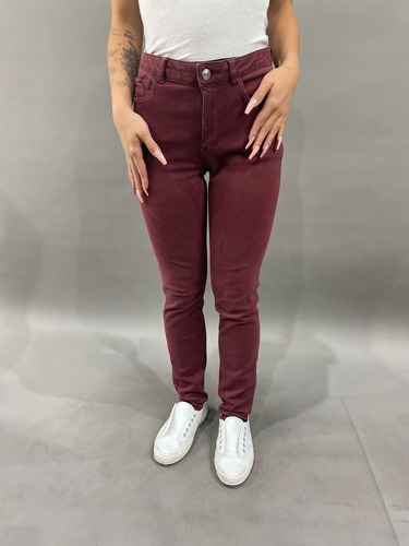 Pantalón Marca  Zara  De Color Café (talla S)