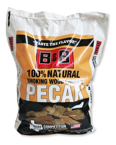 B&b Trozos Chunks De Madera Para Ahumar - Nuez Pecan