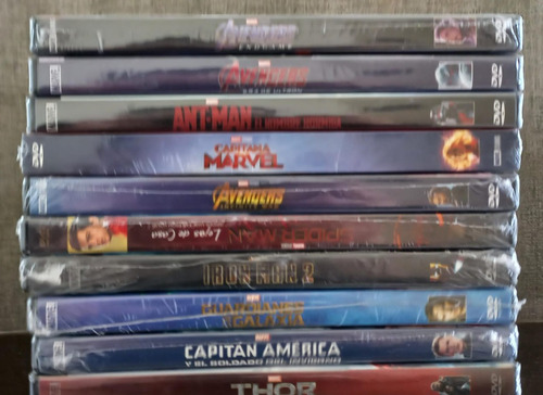 Lote Películas Marvel Dvd