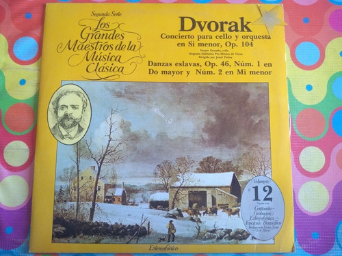 Antonin Dvorak Lp Los Grandes Maestros De La Música Clásica 