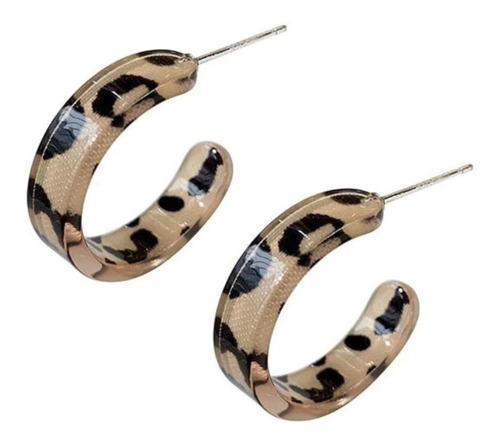 Leopardo Arracadas Aretes Gato Animal Print Pendiente Moda