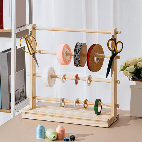 Organizador De Listones De Madera De 4 Niveles