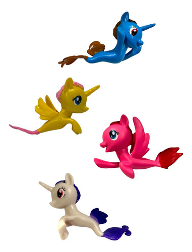 Pony Friends Sirenas En Set Unico Unicornios + Felices !!