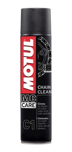 Limpa Corrente Motul Chain Clean C1 400ml Promoção Original