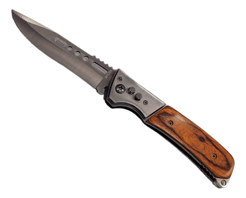 Navaja Automatica Militar Venom 25cm Madera 10 Diseños