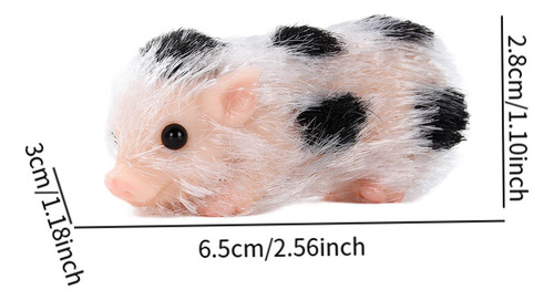 Mini Muñeca De Cerdo De Silicona, Mini Cerdito De Lugar