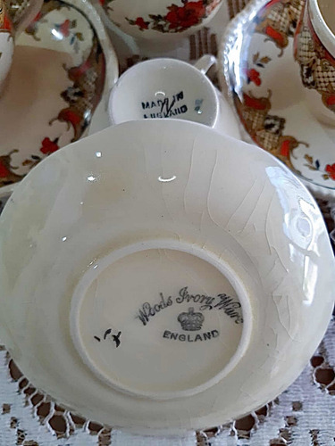 Imagen 3 de 11 de Vajilla De Loza Inglesa Woods Ivory Ware 80 Piezas