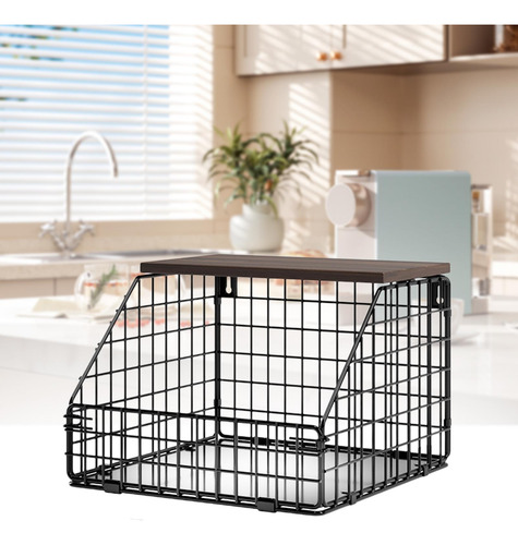 Cesta De Alambre Apilable Para Encimera De Cocina, 30 X 30,5