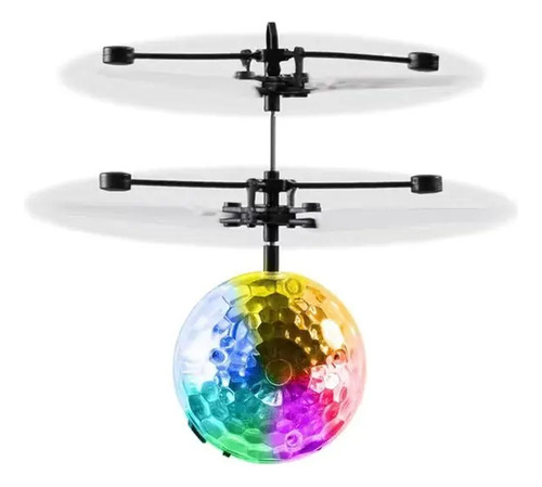 Mini Dron Volador Sensor De Mano Con Luces Led Recargable