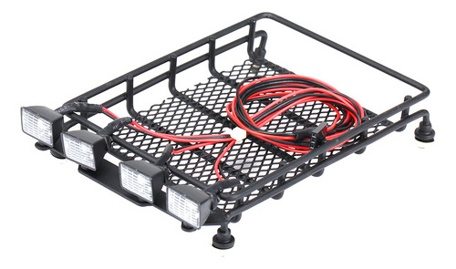 Portaequipajes De Metal Rc De Tamaño Mediano Con Luces Led