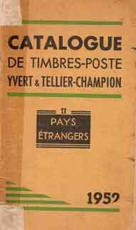 Catalogue De Timbres-poste. Tomo I Y Ii