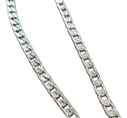 Cadena Plateada 7 Mm X 5 Metros. Bijou. Ropa