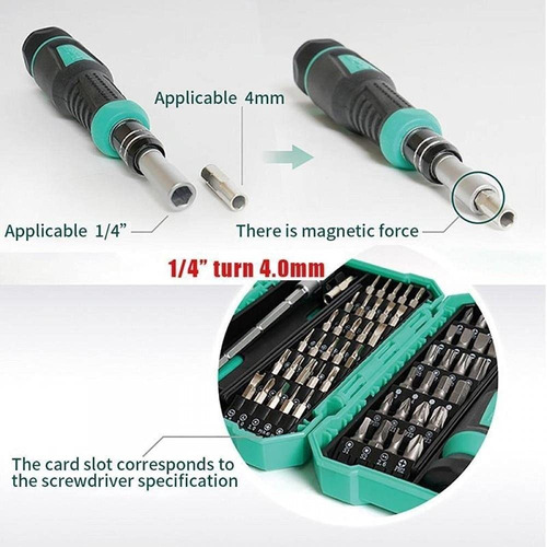 Imagen 2 de 4 de Set De Destornilladores 57 Piezas Proskit Sd-9857m -pdiy-