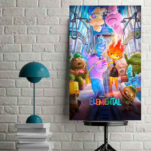 Cuadro Decorativo Infantiles Elementos Peliculas (80x50 Cm)