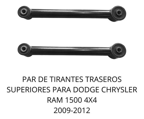 Par Tirantes Trasero Superior Para Dodge Ram 1500 4x4 09-12