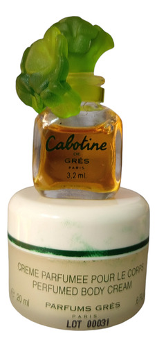 Perfume Estuche Carbotine 3.2ml Jabon Y Crema Corporal Raro