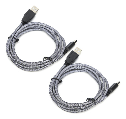 Cable De Carga, 2 Piezas, 1,5 M, Pvc Host, Micro Usb, Durade