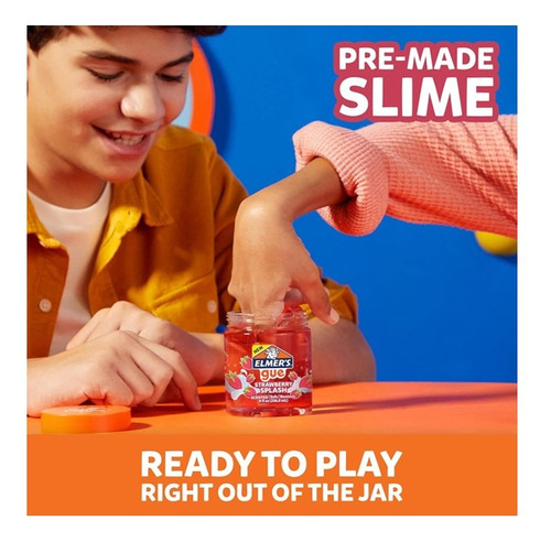 Slime Elmers Strawberry Splash + Colores Fantasy