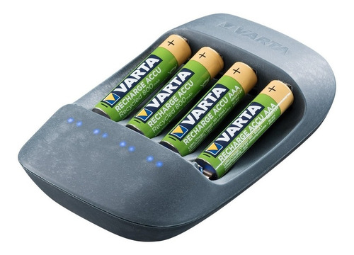Cargador Varta Usb + 4 Pilas Recargables Aaa 800mah