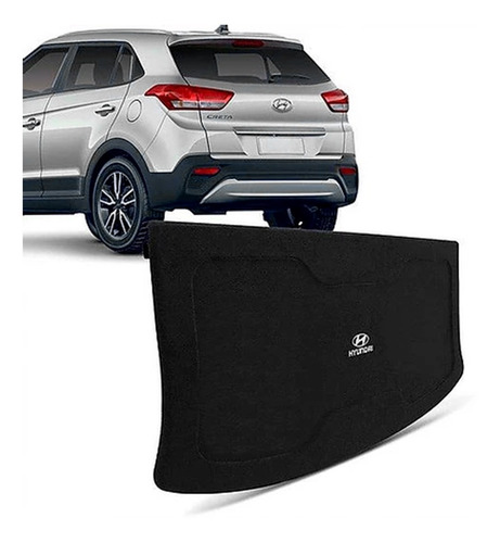 Imagem 1 de 5 de Tampão Bagagito Hyundai Creta 2016 2017 2018 2019 2020 Preto