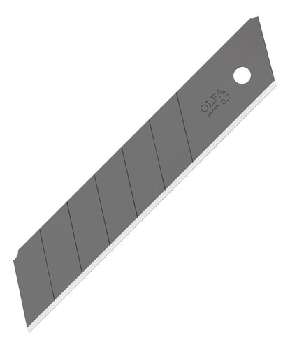 Repuesto Cuchillo H-1 Hoja Negra 25 Mm Olfa 5un