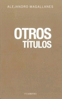 Libro Otros Títulos Nvo