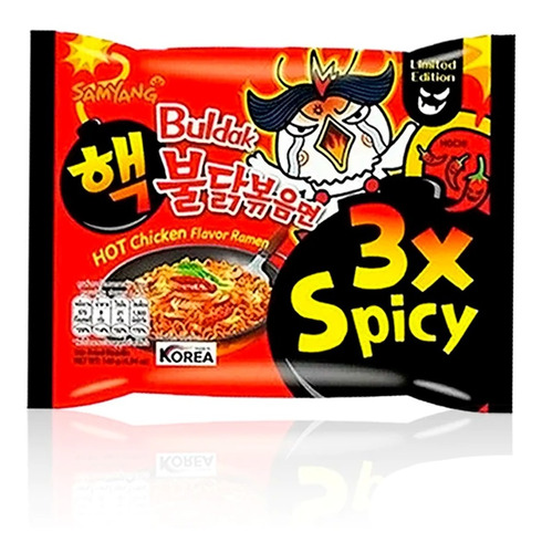 Samyang Buldak Ramen Coreano 3x Super Picante