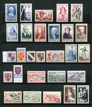Comprar Francia Año 1953 Completo Mnh 28 Sellos Estampillas