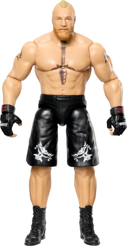 Figura Acción Mattel Wwe, Brock Lesnar Coleccionable 6 Con Y